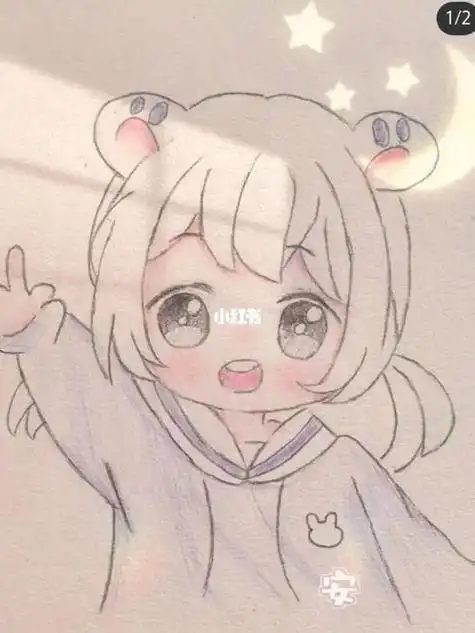 超萌简笔画动漫