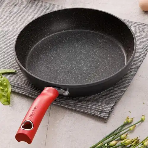 苏泊尔supor不粘锅平底煎锅火红健康少油烟平底锅煎锅燃气电磁炉通用