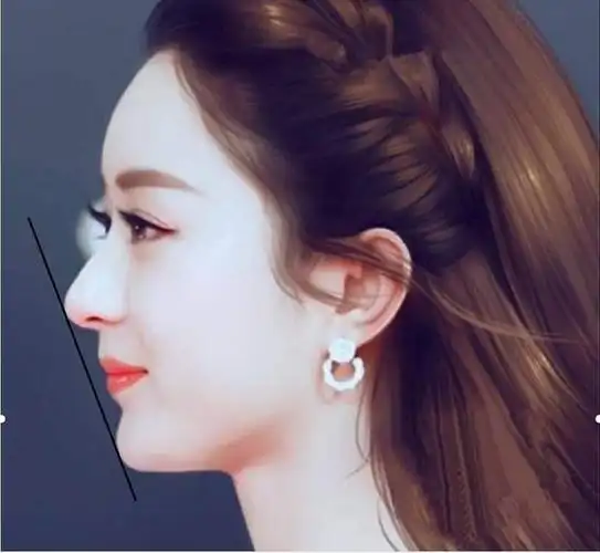 那么就说明你的鼻子跟你的下巴比例恰到好处,侧脸看起来会非常立体