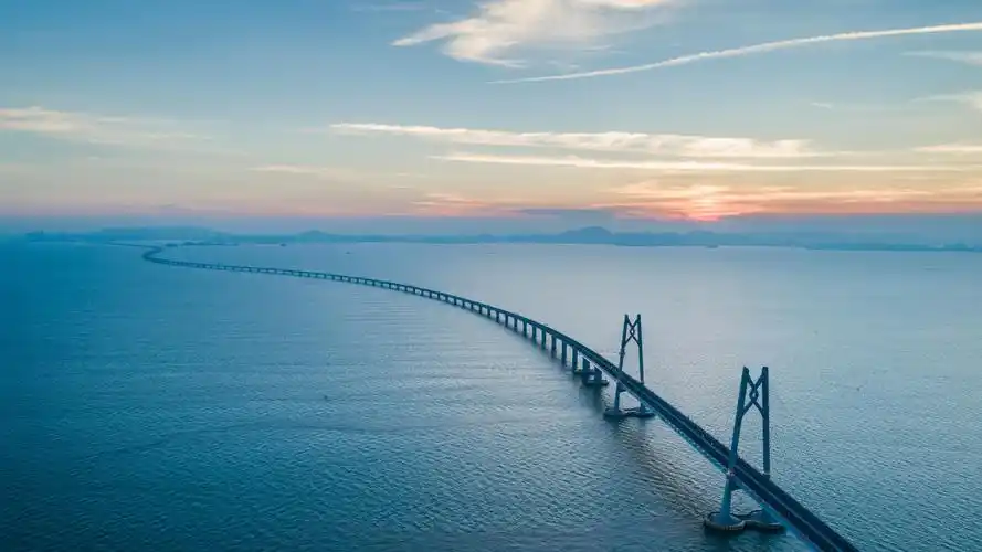 回车桌面>电脑壁纸>人文>各国建筑>中国最昂贵的大桥——港珠澳大桥>