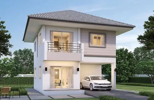 建房迷独享六套精品小户型两层康养度假别墅设计图