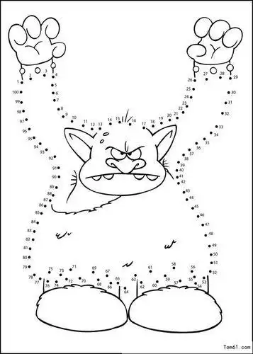 孩子画简笔画是点连线吗