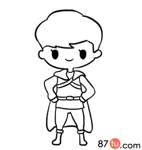 小王子简笔画图解教程