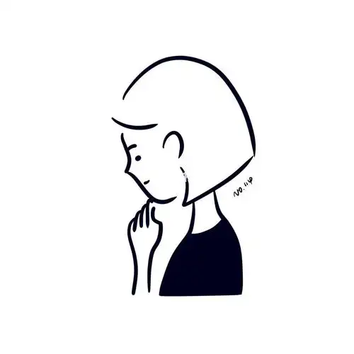 很晚啦,临摹一张头像吧#笔记灵感  #长场雄临摹  #手绘临摹  #ins风