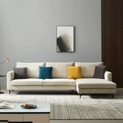 布艺沙发2020新款3米简约现代客厅转角组合套装布艺沙发