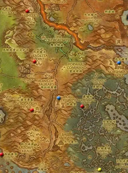 大灾变地图详细位置坐标-卡利姆多(11)