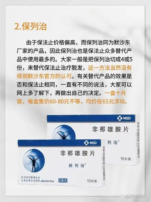 各个品牌非那雄胺大比较96