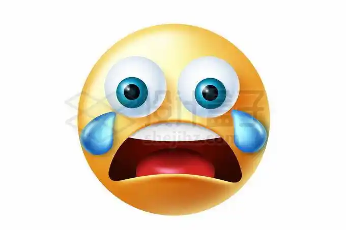 卡通小黄人惊恐哭出眼泪表情包3093568矢量图片免抠素材 表情包-第1张