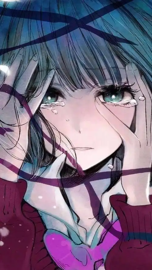 求几张笑着流泪的动漫图片