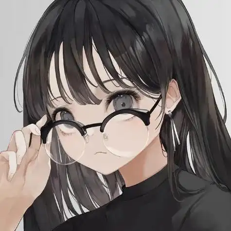 霸气女孩戴眼镜头像漫画 霸气头像图片大全 -【爱个性】