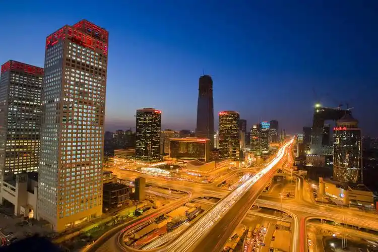 夜景,汽车,北京,中国,亚洲,繁华,遗迹,图片,景观,建筑群,交通,首都