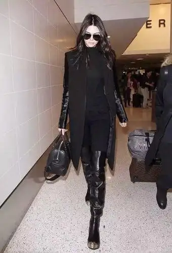 如何搭配好过膝靴?