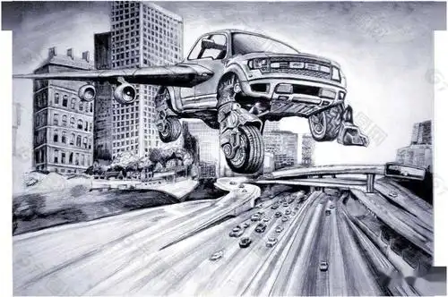 创意素描还可以这样画?给你无限创作灵感……_设计