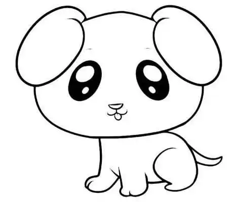 狗卡通图片简笔画 玉桂狗卡通图片简笔画