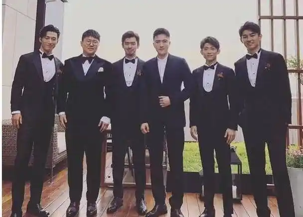 明星伴郎团:黄晓明的豪华,张若昀的"有水分",看到他的我沉默了_婚礼