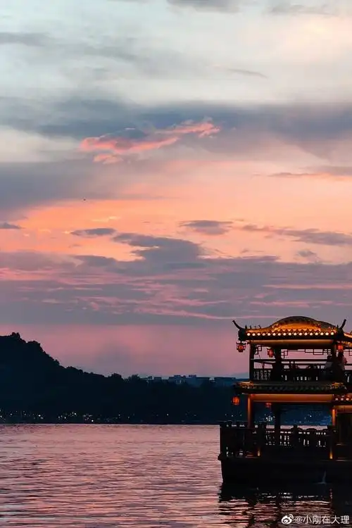 杭州晚霞##杭州晚霞有多美