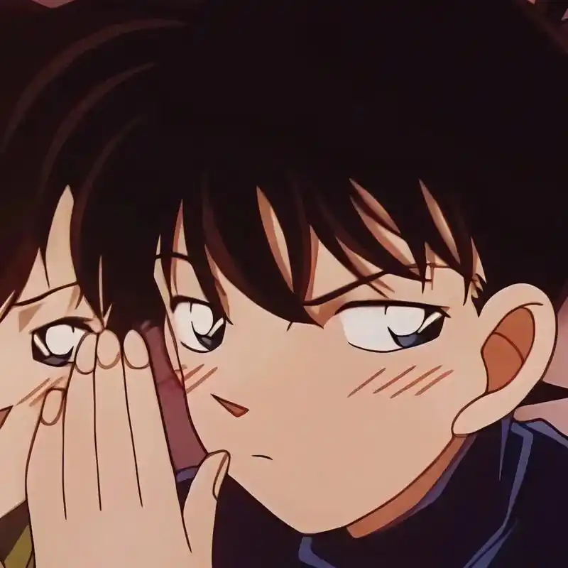 柯南情侣头像.小兰和柯南太磕啦 快和你的对象用起来#头像#名 - 抖音