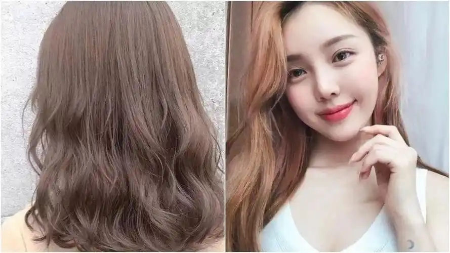 清爽奶茶色染发发色推荐!褪色也不怕,发质看起来变好,素颜气色不暗沉