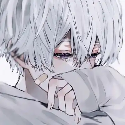 动漫男头高冷忧郁特别丧的头像男抑郁高清