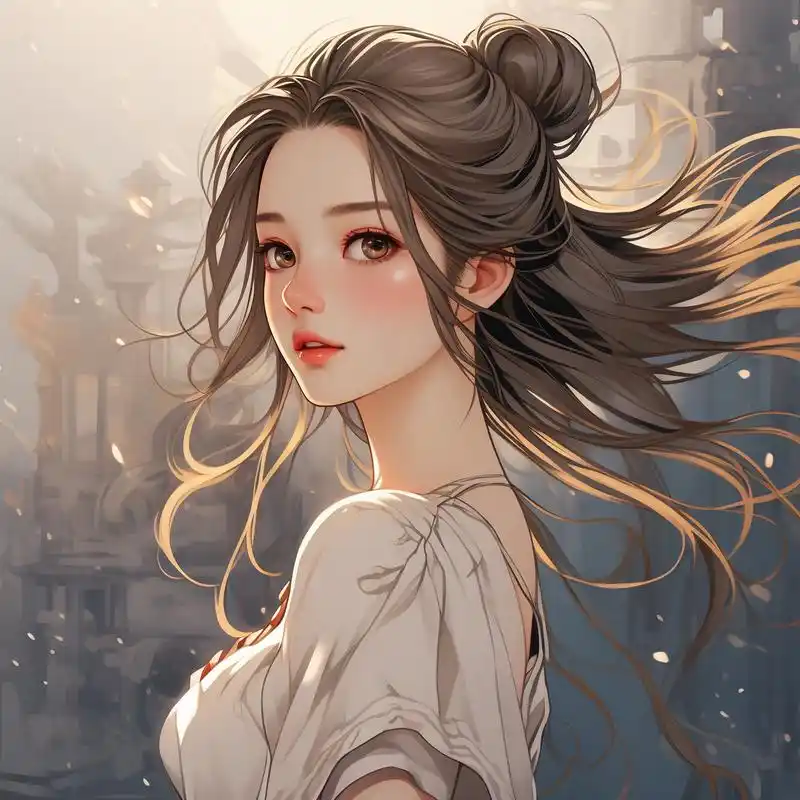 唯美漫画女生头像,做头像超好看94