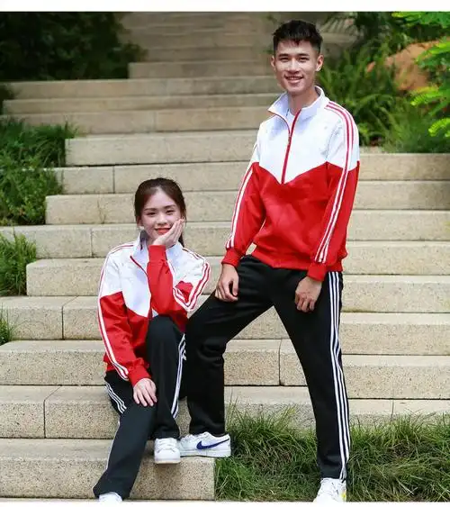 hkzn 2021新款初中生校服套装高中学生秋季运动会学院风班服男女情侣