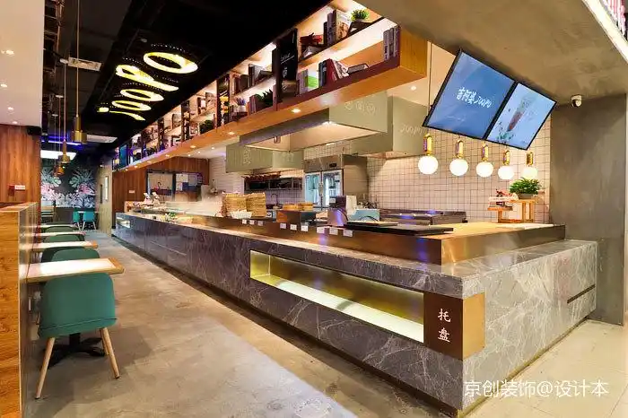 郑州特色麻辣烫小吃连锁店装修设计