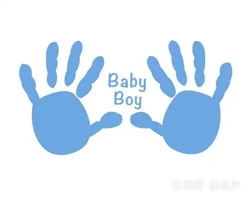 婴儿手印. 宝宝宝宝手背景