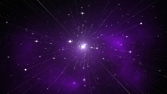梦幻粒子星空背景gif