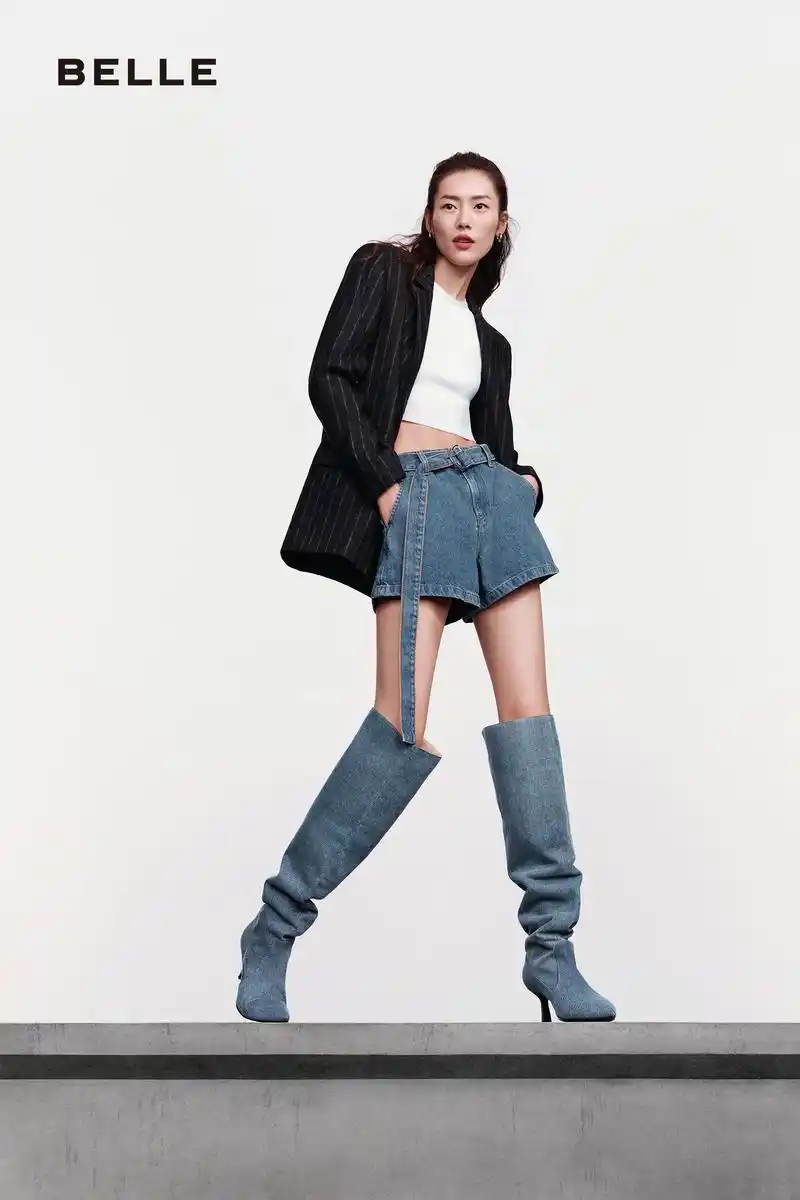 刘雯 x belle百丽代言人秋冬画册.解析:刘雯表姐作为百 - 抖音