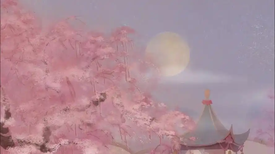 自截禁二传 粉嫩少女心背景图qq背景名片微信朋友圈背景古风动漫