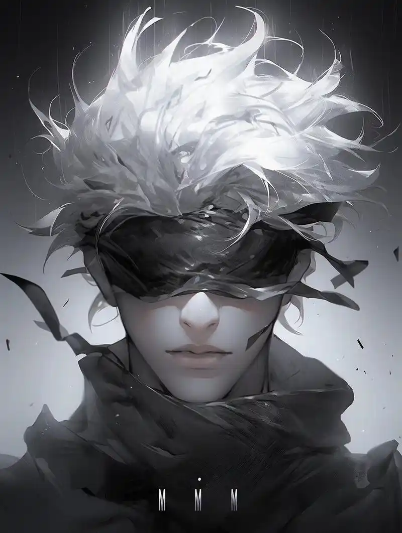 白发蒙眼刺客 禁欲系 男生头像 冷酷无情:需要具备冷静,无情的性格