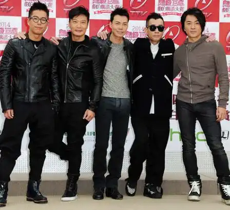 【图】谢天华郑伊健再相聚 疑香港街头拍摄新片