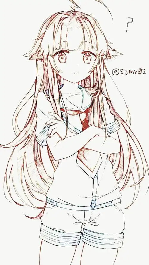 二次元简笔画二次元简笔画女生q版