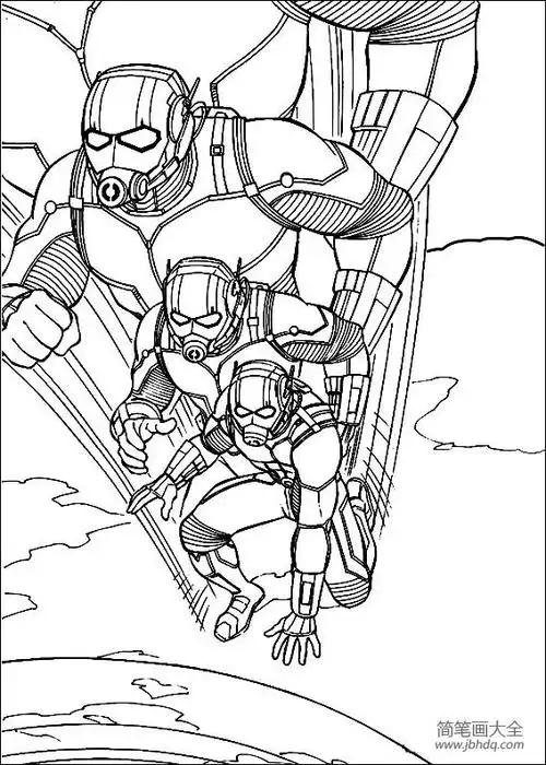 电影蚁人人物简笔画图片