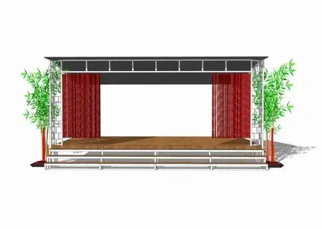 室外小舞台,表演区小舞台-图片大观-奇异网