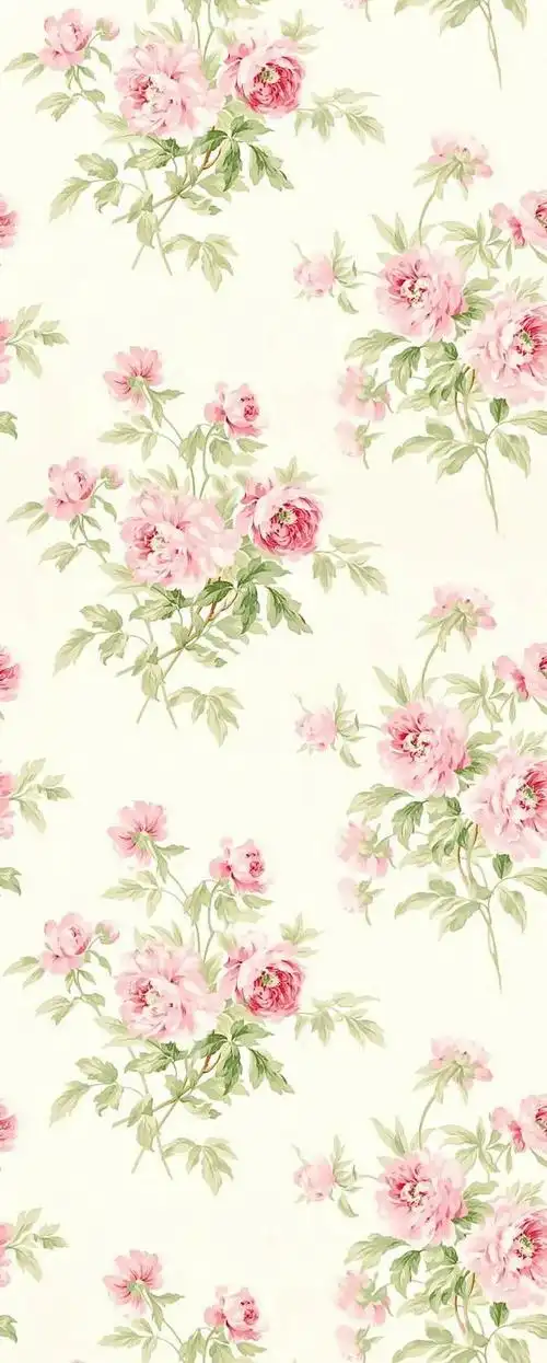 水彩手绘花碎花田园墙纸背景素材平铺iphone壁纸