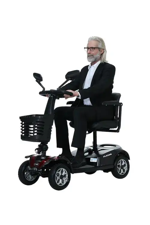 老年代步车老人四轮电动助力车残疾人可折叠电瓶车锂电小型