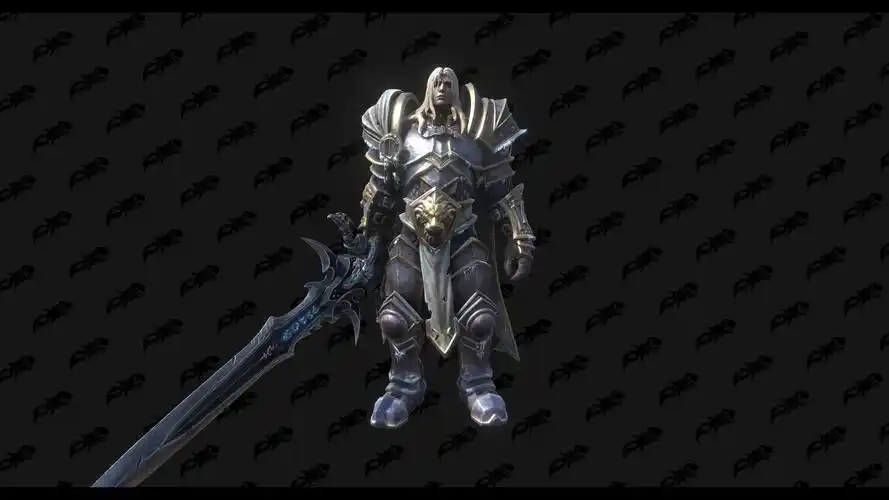 魔兽争霸3重制版阿尔萨斯模型展示