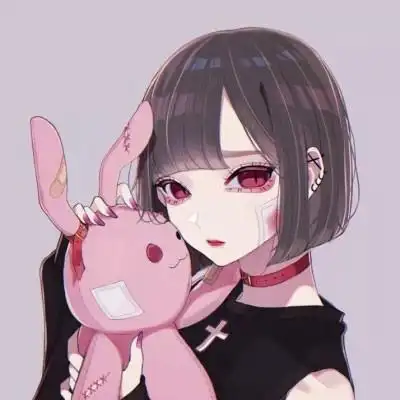 2021动漫短发女生高冷头像