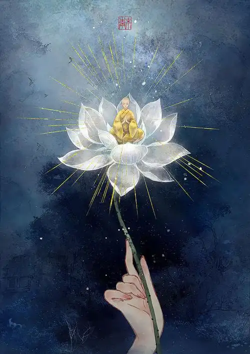 我时于胜莲华生 在西方极乐世界,人们是不从娘胎出生,而是以莲花化生