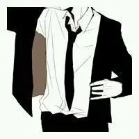 西装 头像 黑白