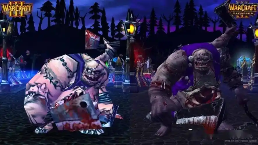 魔兽争霸3新旧角色对比不死族