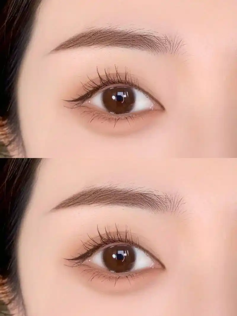 鞠婧祎甜嗲粉色卧蚕眼妆 鞠婧祎的粉色卧蚕眼妆是一款甜美,清新,可爱