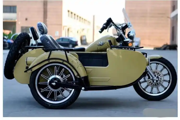 边三轮摩托车大地鹰王偏三轮偏斗双缸水冷复古机车侉子整车可上牌