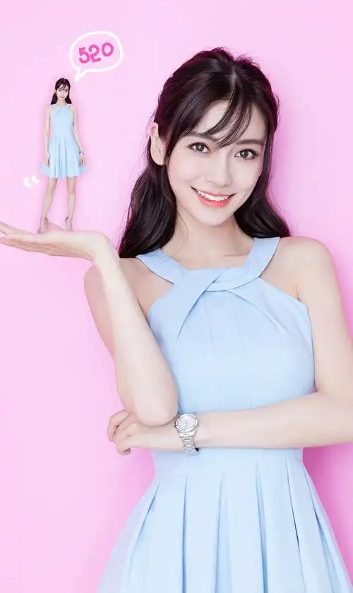 女神杨颖,俏皮呆萌的表情,光看脸蛋就很显得气质出众啊