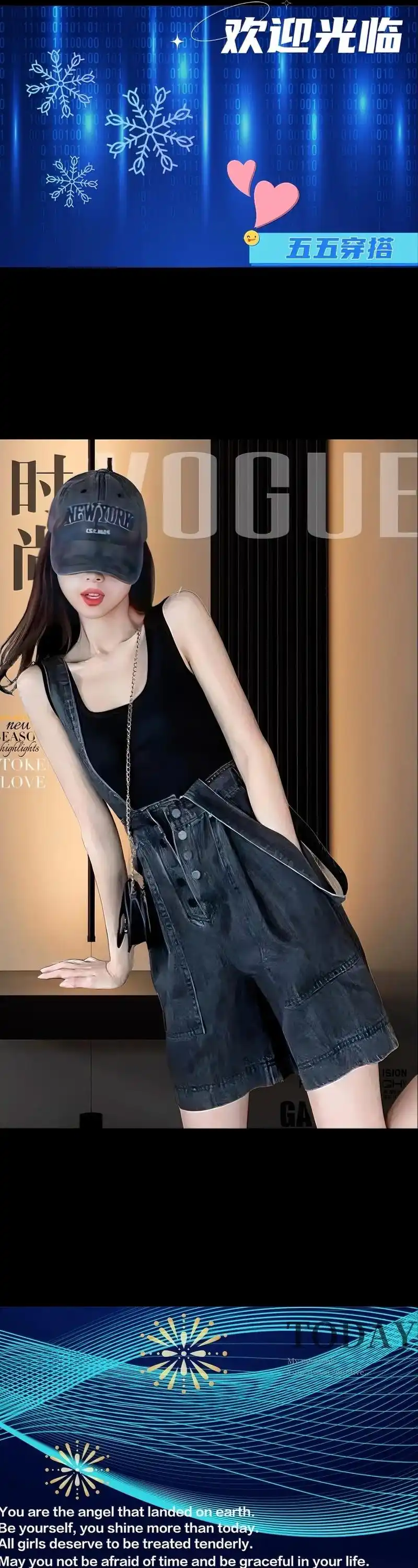 春夏设计感减龄背带裤!要的就是这个feel,韩系时髦小姐姐 - 抖音