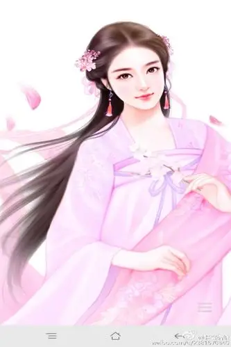 【1280x1920】小清新古装美女手绘图片手机壁纸