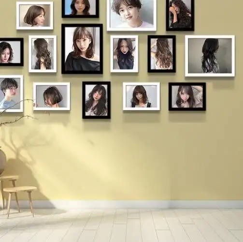 发廊3d墙纸墙布个性美容美发复古装饰理发店背景墙现代装饰画