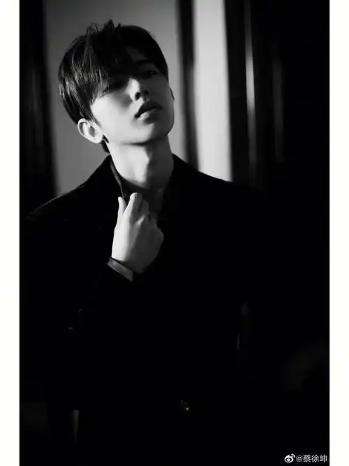 蔡徐坤黑白情绪感大片