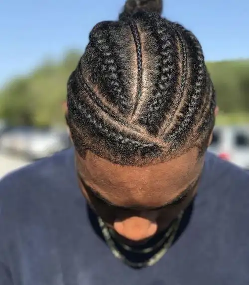 男生编辫子发型图片酷炫风编发造型帅翻天